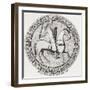 Seal of Henry of Scotland-null-Framed Giclee Print