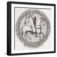 Seal of Henry of Scotland-null-Framed Giclee Print