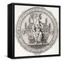 Seal of John Balliol-null-Framed Stretched Canvas