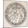 Seal of Louth Grammar School, 1552-null-Mounted Giclee Print