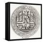 Seal of Robert Iii-null-Framed Stretched Canvas
