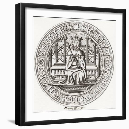 Seal of Robert Iii-null-Framed Giclee Print