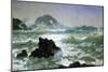 Seal Rock, California-Albert Bierstadt-Mounted Premium Giclee Print