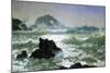 Seal Rock, California-Albert Bierstadt-Mounted Premium Giclee Print