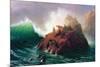 Seal Rock, California-Albert Bierstadt-Mounted Premium Giclee Print