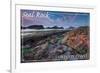 Seal Rock, Oregon Coast-Lantern Press-Framed Premium Giclee Print