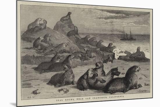 Seal Rocks, Near San Francisco, California-Samuel Edmund Waller-Mounted Giclee Print