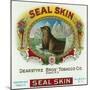 Seal Skin Brand Cigar Box Label-Lantern Press-Mounted Art Print