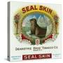 Seal Skin Brand Cigar Box Label-Lantern Press-Stretched Canvas