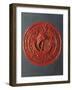 Seal with Hanseatic Cog, Sealing Wax-null-Framed Giclee Print