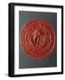 Seal with Hanseatic Cog, Sealing Wax-null-Framed Giclee Print