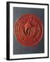 Seal with Hanseatic Cog, Sealing Wax-null-Framed Giclee Print