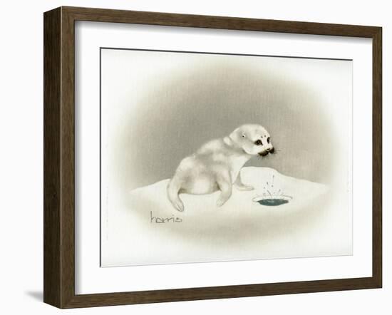 Seal-Peggy Harris-Framed Giclee Print