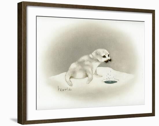 Seal-Peggy Harris-Framed Giclee Print