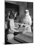 Sealed Vials of Penicillin Being Passed from the Sterile Production Room to Packaging Room-Fritz Goro-Mounted Photographic Print