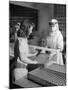 Sealed Vials of Penicillin Being Passed from the Sterile Production Room to Packaging Room-Fritz Goro-Mounted Photographic Print