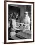 Sealed Vials of Penicillin Being Passed from the Sterile Production Room to Packaging Room-Fritz Goro-Framed Photographic Print