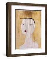 Sealed Woman-Paul Klee-Framed Premium Giclee Print