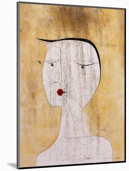 Sealed Woman-Paul Klee-Mounted Premium Giclee Print