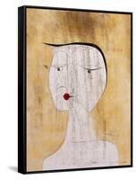 Sealed Woman-Paul Klee-Framed Stretched Canvas