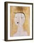 Sealed Woman-Paul Klee-Framed Art Print