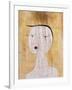 Sealed Woman-Paul Klee-Framed Art Print