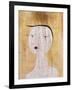 Sealed Woman-Paul Klee-Framed Art Print