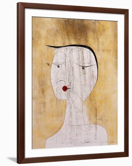 Sealed Woman-Paul Klee-Framed Art Print