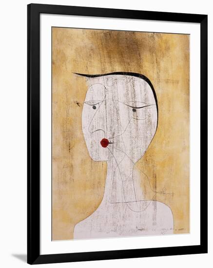 Sealed Woman-Paul Klee-Framed Art Print