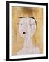 Sealed Woman-Paul Klee-Framed Art Print