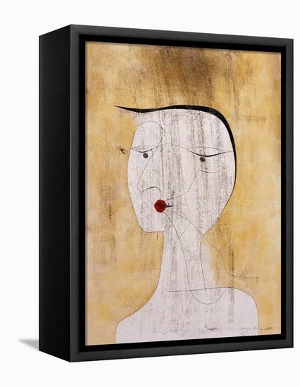 Sealed Woman-Paul Klee-Framed Stretched Canvas