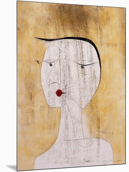 Sealed Woman-Paul Klee-Mounted Premium Giclee Print
