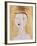 Sealed Woman-Paul Klee-Framed Art Print