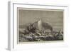 Sealers Crushed by Icebergs-null-Framed Giclee Print