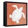 Sealife on Coral III-Julie DeRice-Framed Stretched Canvas