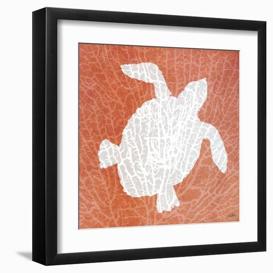 Sealife on Coral III-Julie DeRice-Framed Art Print