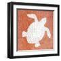 Sealife on Coral III-Julie DeRice-Framed Art Print