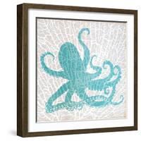 Sealife on Coral V-Julie DeRice-Framed Art Print