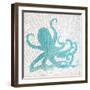 Sealife on Coral V-Julie DeRice-Framed Art Print