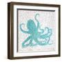 Sealife on Coral V-Julie DeRice-Framed Art Print