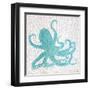 Sealife on Coral V-Julie DeRice-Framed Art Print