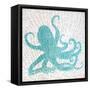 Sealife on Coral V-Julie DeRice-Framed Stretched Canvas