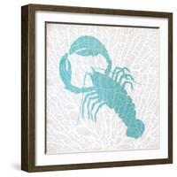 Sealife on Coral VI-Julie DeRice-Framed Art Print