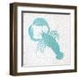 Sealife on Coral VI-Julie DeRice-Framed Art Print