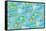 Sealife Rectangle I-Julie DeRice-Framed Stretched Canvas