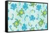 Sealife Rectangle III-Julie DeRice-Framed Stretched Canvas