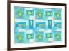 Sealife Rectangle V-Julie DeRice-Framed Premium Giclee Print