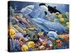 Sealife-Jenny Newland-Stretched Canvas