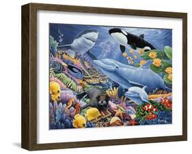 Sealife-Jenny Newland-Framed Giclee Print