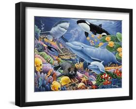 Sealife-Jenny Newland-Framed Giclee Print